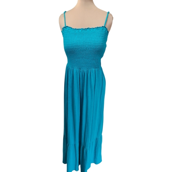 ANTHROPOLOGIE Daily Practice Smocked Maxi Dress - Size XL - Picture 5 of 17